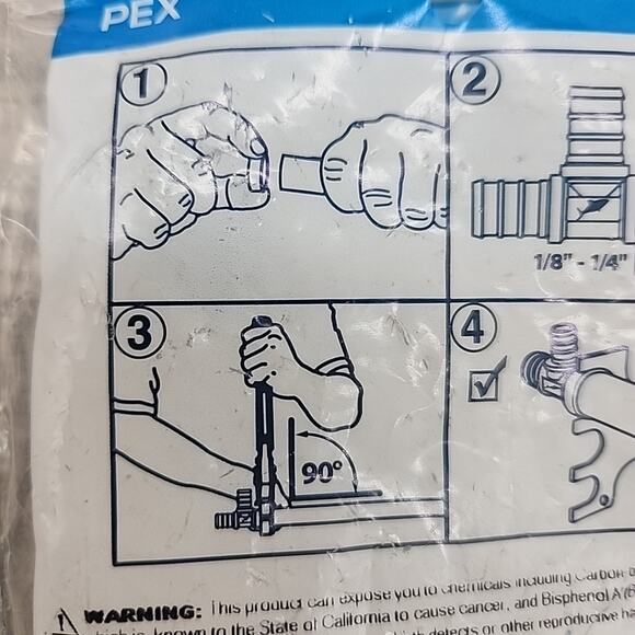 SharkBite 3/4" x 1/2" x 1/2" Reducing Tee 2Packs of 5pcs [103] - Picture 7 of 13